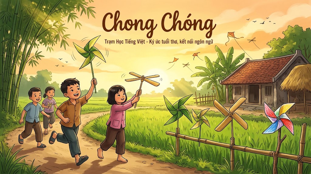 Chong Chóng — Trạm Học Tiếng Việt · Ký ức tuổi thơ, kết nối ngôn ngữ